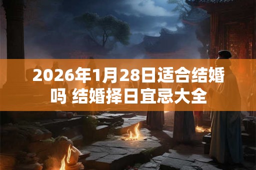 2026年1月28日适合结婚吗 结婚择日宜忌大全