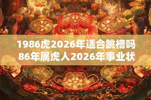 1986虎2026年适合跳槽吗 86年属虎人2026年事业状况