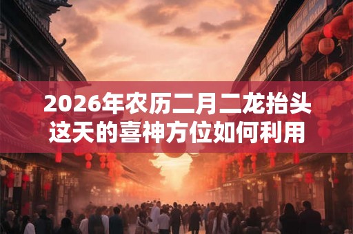 2026年农历二月二龙抬头这天的喜神方位如何利用