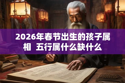 2026年春节出生的孩子属相  五行属什么缺什么