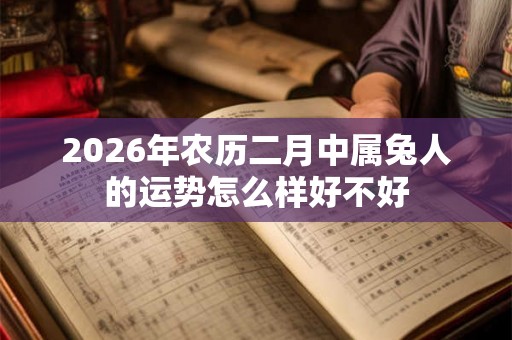 2026年农历二月中属兔人的运势怎么样好不好 2026年农历二月中属兔人的运势怎么样好不好