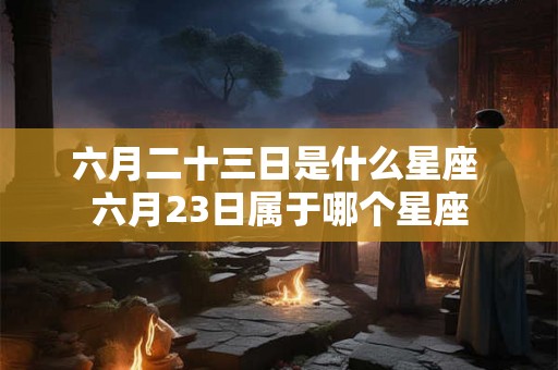 六月二十三日是什么星座 六月23日属于哪个星座 六月二十三日是什么星座 六月23日属于哪个星座