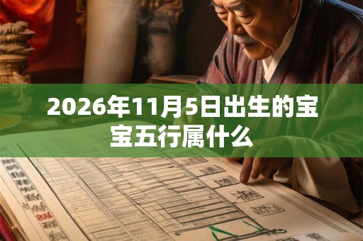 2026年11月5日出生的宝宝五行属什么 2026年11月5日出生的宝宝五行属什么