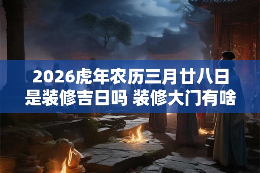 2026虎年农历三月廿八日是装修吉日吗 装修大门有啥讲究 2026虎年农历三月廿八日是装修吉日吗 装修大门有啥讲究