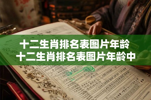 十二生肖排名表图片年龄 十二生肖排名表图片年龄中哪个属相排名最高年龄最大 十二生肖排名表图片年龄 十二生肖排名表图片年龄中哪个属相排名最高年龄最大