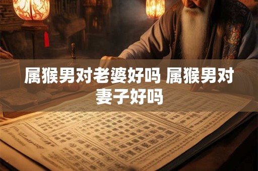 属猴男对老婆好吗 属猴男对妻子好吗 属猴男对老婆好吗 属猴男对妻子好吗
