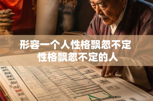 形容一个人性格飘忽不定  性格飘忽不定的人