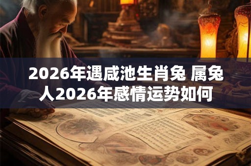 2026年遇咸池生肖兔 属兔人2026年感情运势如何