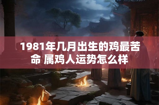 1981年几月出生的鸡最苦命 属鸡人运势怎么样 1981年几月出生的鸡最苦命 属鸡人运势怎么样