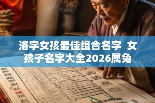 洛字女孩最佳组合名字  女孩子名字大全2026属兔