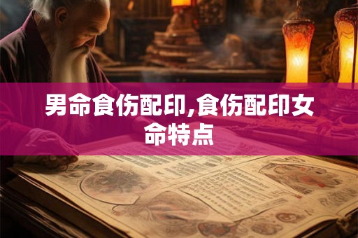 男命食伤配印,食伤配印女命特点