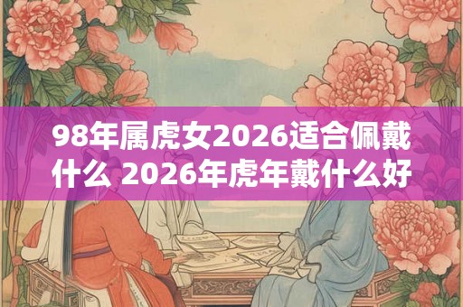 98年属虎女2026适合佩戴什么 2026年虎年戴什么好