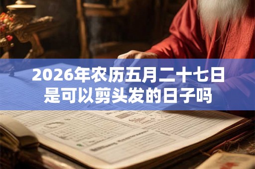 2026年农历五月二十七日是可以剪头发的日子吗 2026年农历五月二十七日是可以剪头发的日子吗