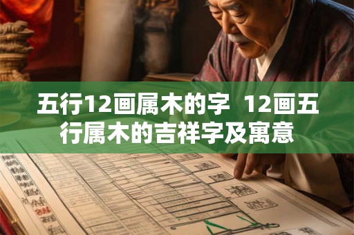 五行12画属木的字  12画五行属木的吉祥字及寓意