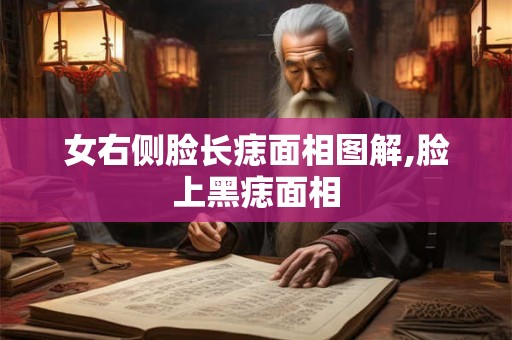 女右侧脸长痣面相图解,脸上黑痣面相 女右侧脸长痣面相图解,脸上黑痣面相
