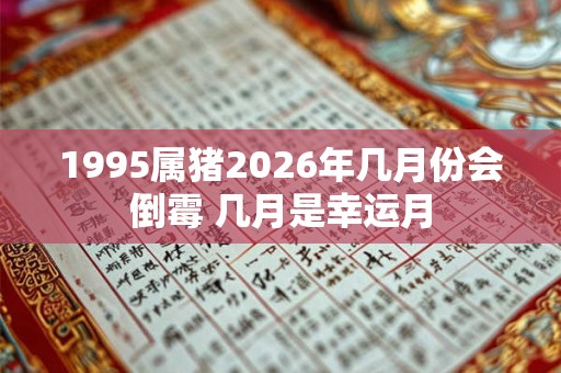 1995属猪2026年几月份会倒霉 几月是幸运月