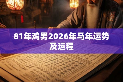 81年鸡男2026年马年运势及运程