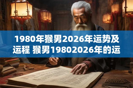 1980年猴男2026年运势及运程 猴男19802026年的运势如何 1980年猴男2026年运势及运程 猴男19802026年的运势如何