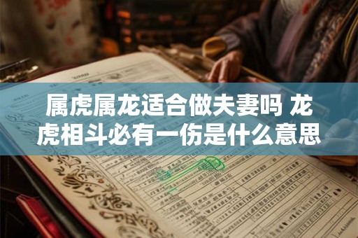属虎属龙适合做夫妻吗 龙虎相斗必有一伤是什么意思