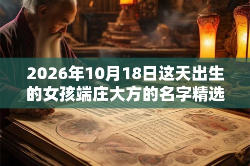 2026年10月18日这天出生的女孩端庄大方的名字精选