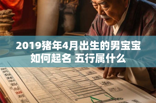 2019猪年4月出生的男宝宝如何起名 五行属什么 2019猪年4月出生的男宝宝如何起名 五行属什么