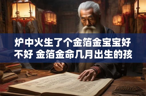 炉中火生了个金箔金宝宝好不好 金箔金命几月出生的孩子好