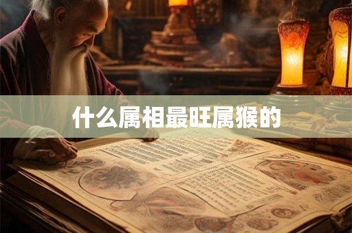 什么属相最旺属猴的
