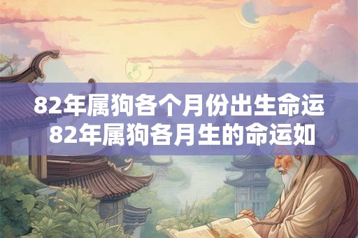 82年属狗各个月份出生命运 82年属狗各月生的命运如何