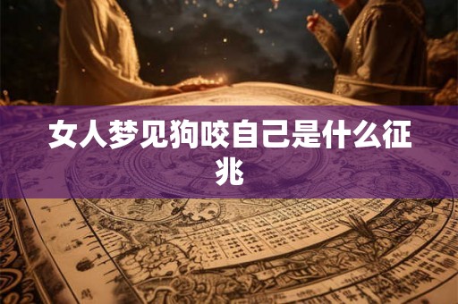 女人梦见狗咬自己是什么征兆