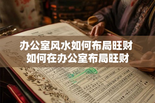 办公室风水如何布局旺财 如何在办公室布局旺财