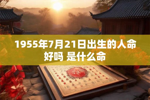 1955年7月21日出生的人命好吗 是什么命