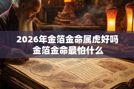 2026年金箔金命属虎好吗 金箔金命最怕什么 2026年金箔金命属虎好吗 金箔金命最怕什么