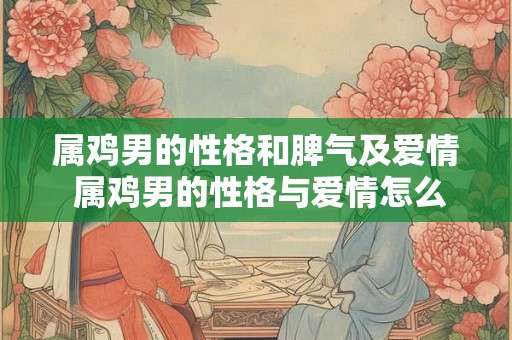 属鸡男的性格和脾气及爱情 属鸡男的性格与爱情怎么样