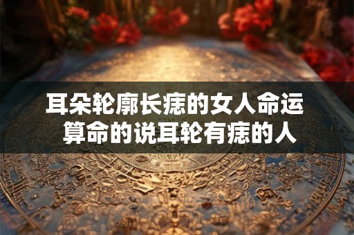 耳朵轮廓长痣的女人命运 算命的说耳轮有痣的人 耳朵轮廓长痣的女人命运 算命的说耳轮有痣的人