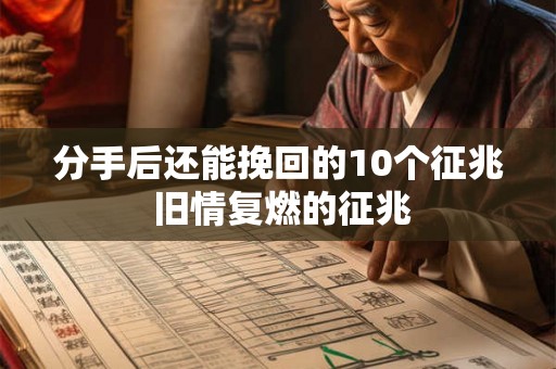 分手后还能挽回的10个征兆 旧情复燃的征兆 分手后还能挽回的10个征兆 旧情复燃的征兆