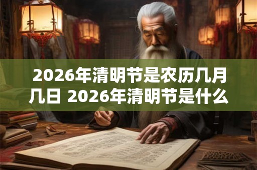 2026年清明节是农历几月几日 2026年清明节是什么时候