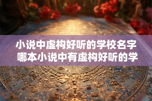 小说中虚构好听的学校名字 哪本小说中有虚构好听的学校名字 小说中虚构好听的学校名字 哪本小说中有虚构好听的学校名字