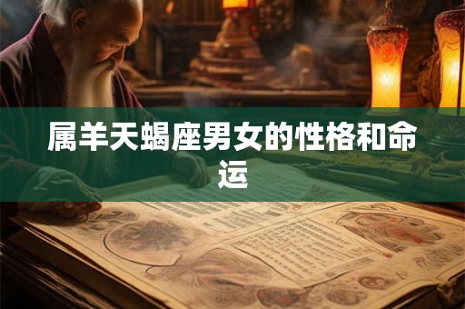 属羊天蝎座男女的性格和命运