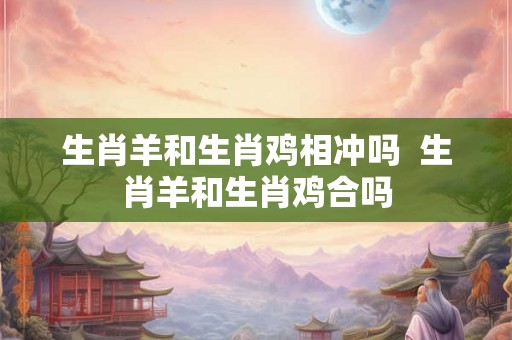生肖羊和生肖鸡相冲吗  生肖羊和生肖鸡合吗