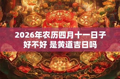 2026年农历四月十一日子好不好 是黄道吉日吗