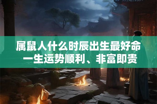 属鼠人什么时辰出生最好命 一生运势顺利、非富即贵
