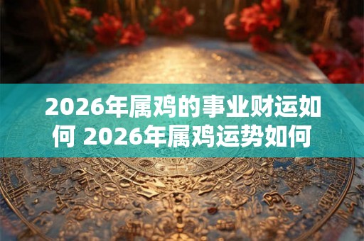2026年属鸡的事业财运如何 2026年属鸡运势如何
