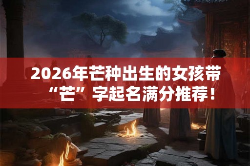 2026年芒种出生的女孩带“芒”字起名满分推荐！