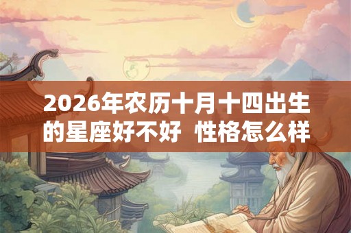 2026年农历十月十四出生的星座好不好  性格怎么样