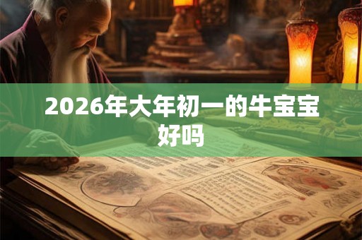 2026年大年初一的牛宝宝好吗 2026年大年初一的牛宝宝好吗