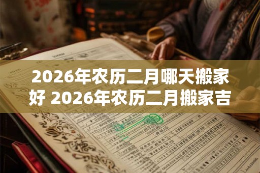 2026年农历二月哪天搬家好 2026年农历二月搬家吉日一览表