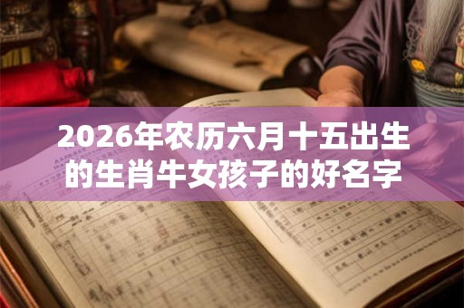 2026年农历六月十五出生的生肖牛女孩子的好名字