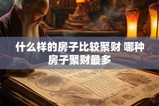 什么样的房子比较聚财 哪种房子聚财最多 什么样的房子比较聚财 哪种房子聚财最多