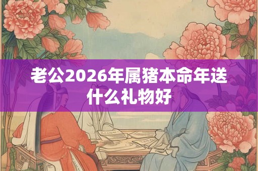 老公2026年属猪本命年送什么礼物好 老公2026年属猪本命年送什么礼物好