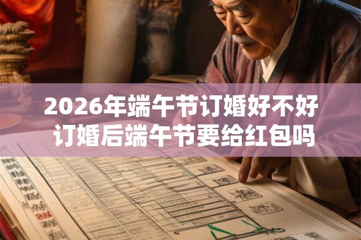 2026年端午节订婚好不好 订婚后端午节要给红包吗
